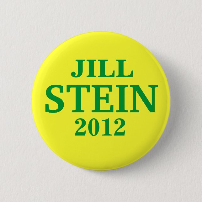 Chapa Redonda De 5 Cm Jill STEIN PARA el PRESIDENTE 2012 (Anverso)