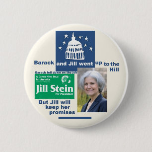 Chapa Redonda De 5 Cm Jill Stein para el presidente 2012