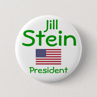 Chapa Redonda De 5 Cm Jill Stein para el presidente Partido Verde 2012