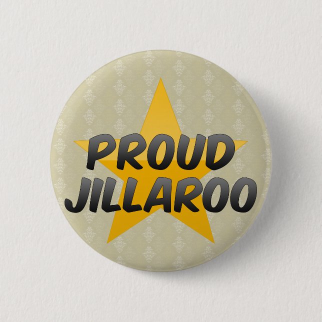 Chapa Redonda De 5 Cm Jillaroo orgulloso (Anverso)