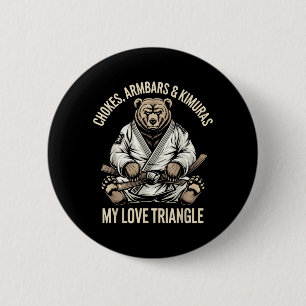 Chapa Redonda De 5 Cm Jiu Jitsu BJJ Artes Marciales Mixtas MMA Combate
