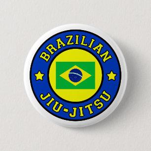 Chapa Redonda De 5 Cm Jiu Jitsu brasileño