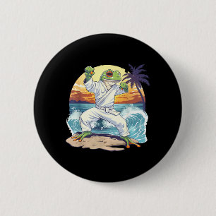 Chapa Redonda De 5 Cm Jiu-Jitsu MMA Sapo Taekwondo Rana Judo Playa