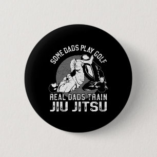 Chapa Redonda De 5 Cm Jiu Jitsu Papá Padre Algunos Papás Juegan Golf Los