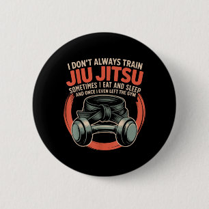 Chapa Redonda De 5 Cm Jiu Jitsu Retro Vintage No Entreno Jiu Jitsu