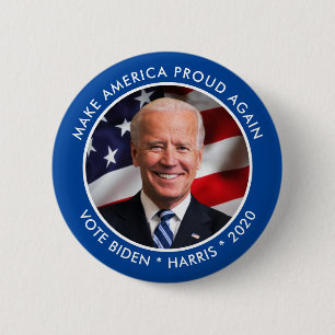 Chapa Redonda De 5 Cm Joe Biden 2020 Collectible Keepsake Photo