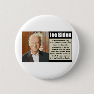 Chapa Redonda De 5 Cm Joe Biden en Clarence Thomas