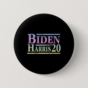 Chapa Redonda De 5 Cm Joe Biden Kamala Harris 2020 Anti Trump