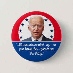 Chapa Redonda De 5 Cm Joe Biden — Orador