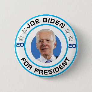 Chapa Redonda De 5 Cm Joe Biden para presidente 2020