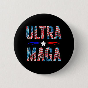 Chapa Redonda De 5 Cm Joe Biden Ultra Maga