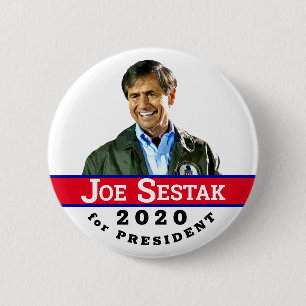 Chapa Redonda De 5 Cm Joe Sestak para Presidente 2020