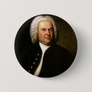 Chapa Redonda De 5 Cm Johann Sebastian Bach