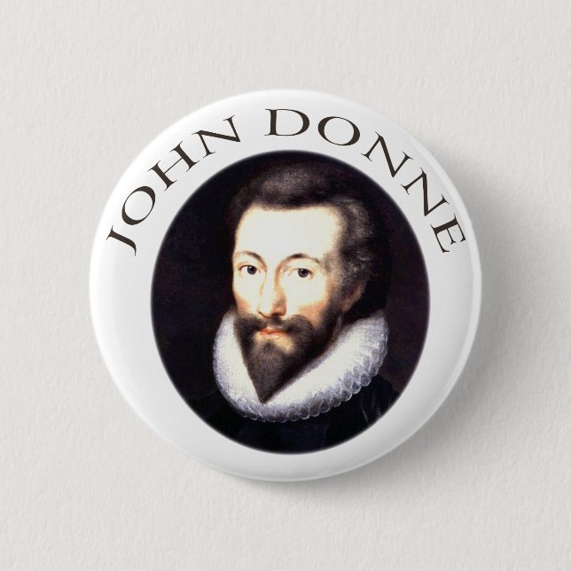 Chapa Redonda De 5 Cm John Donne (Anverso)