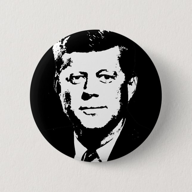 Chapa Redonda De 5 Cm John Kennedy Gear (Anverso)