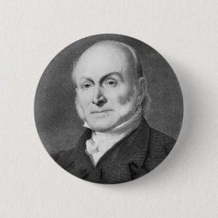 Chapa Redonda De 5 Cm John Quincy Adams