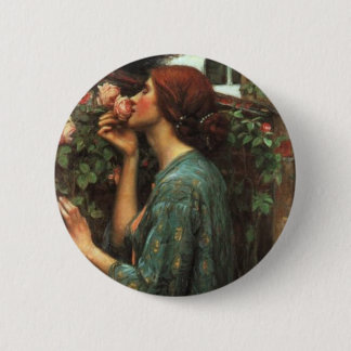Chapa Redonda De 5 Cm John William Waterhouse, mi Rose dulce (1903)