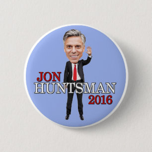 Chapa Redonda De 5 Cm Jon Huntsman presidente 2016