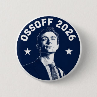 Chapa Redonda De 5 Cm Jon Ossoff 2026