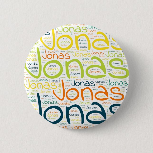 Chapa Redonda De 5 Cm Jonas (Anverso)