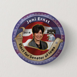 Chapa Redonda De 5 Cm Joni Ernst