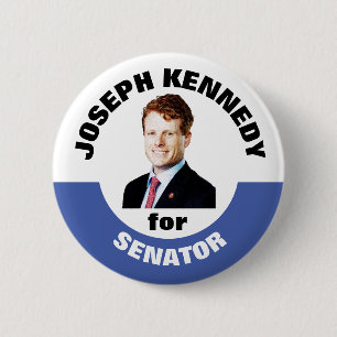 Chapa Redonda De 5 Cm Joseph Kennedy por senador