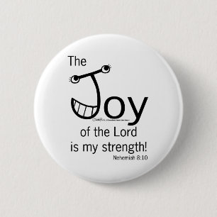 Chapa Redonda De 5 Cm JOY of the Lord