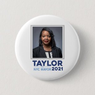 Chapa Redonda De 5 Cm Joycelyn Taylor para NYC Mayor 2021