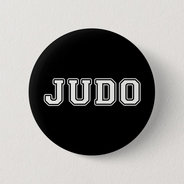 Chapa Redonda De 5 Cm Judo (Anverso)