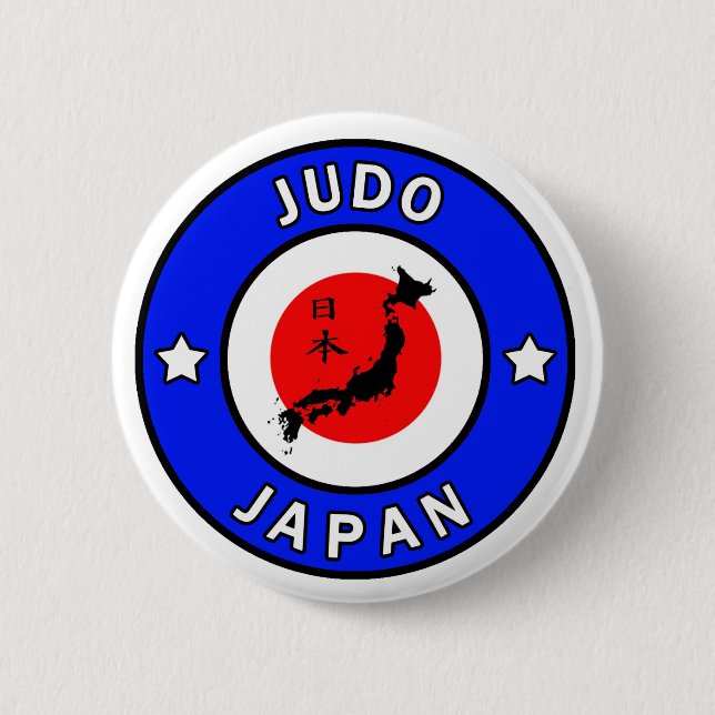Chapa Redonda De 5 Cm Judo (Anverso)