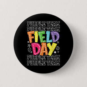 Chapa Redonda De 5 Cm Juego de equipo de Camp de equipo de campo Purple