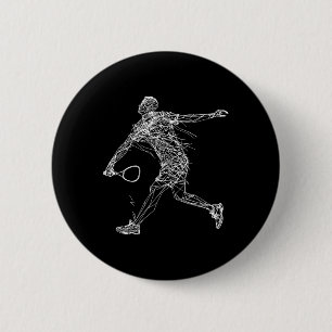Chapa Redonda De 5 Cm Juego de lanzadera de planos del jugador Dminton p