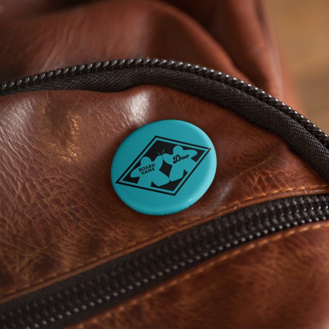 Chapa Redonda De 5 Cm Juego de mesa Duo Black Frame Pin (Subido por el creador)