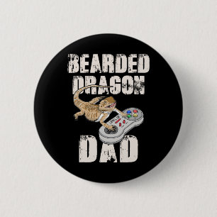 Chapa Redonda De 5 Cm Juego de Video Bearagon Dad Reptiles Pagona
