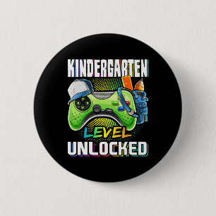 Chapa Redonda De 5 Cm Juego de Video Nivel de Kinder Desbloqueado Ck a l