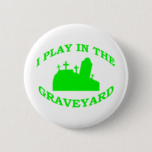 Chapa Redonda De 5 Cm Juego en el cementerio