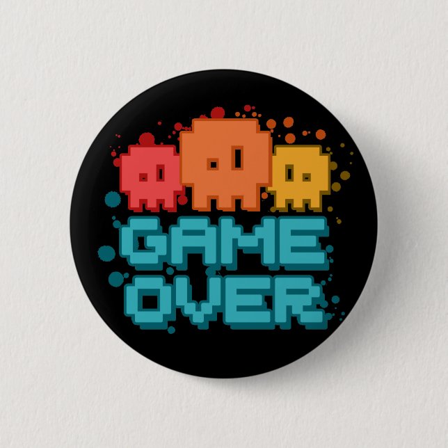 Chapa Redonda De 5 Cm Juego encima (Anverso)