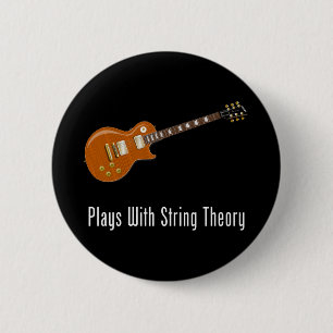 Chapa Redonda De 5 Cm Juegos con teoría de la secuencia - guitarra