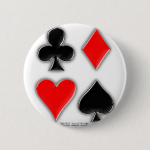 Chapa Redonda De 5 Cm Juegos de la tarjeta