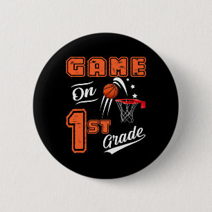 Chapa Redonda De 5 Cm Juegos Divertidos En Primer Grado De Baloncesto Pr