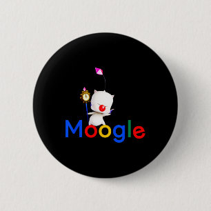 Chapa Redonda De 5 Cm Juegos Retro Kawaii Video Moogle Kupo Jugador 1