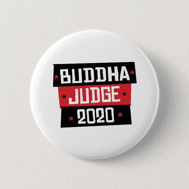 Chapa Redonda De 5 Cm Juez Buda 2020 (Anverso)