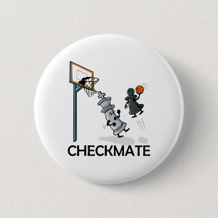 Chapa Redonda De 5 Cm Jugador De Ajedrez Chessboxing Y Sketlover Lover C