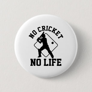 Chapa Redonda De 5 Cm Jugador de Crickets