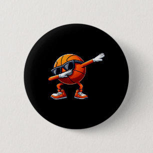 Chapa Redonda De 5 Cm Jugador de Deportes de Esquema de Dabbing Esquema 