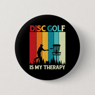 Chapa Redonda De 5 Cm Jugador de Disc Golf _5