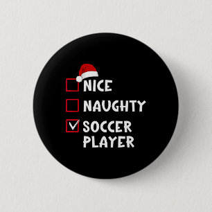 Chapa Redonda De 5 Cm Jugador de fútbol agradable y travieso lista diver