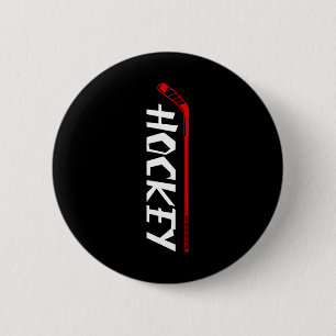 Chapa Redonda De 5 Cm Jugador de hockey sobre hielo regalo 8