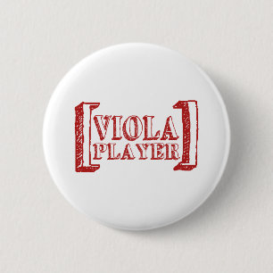 Chapa Redonda De 5 Cm Jugador de la viola