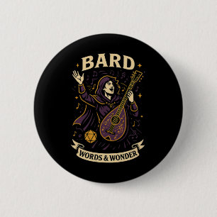 Chapa Redonda De 5 Cm Jugador De Rpg Rd D20 Dados Friki Geek Hombres Muj